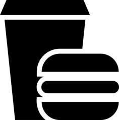 Fast Food Sketch Style Svg Vector, Free Vectors File